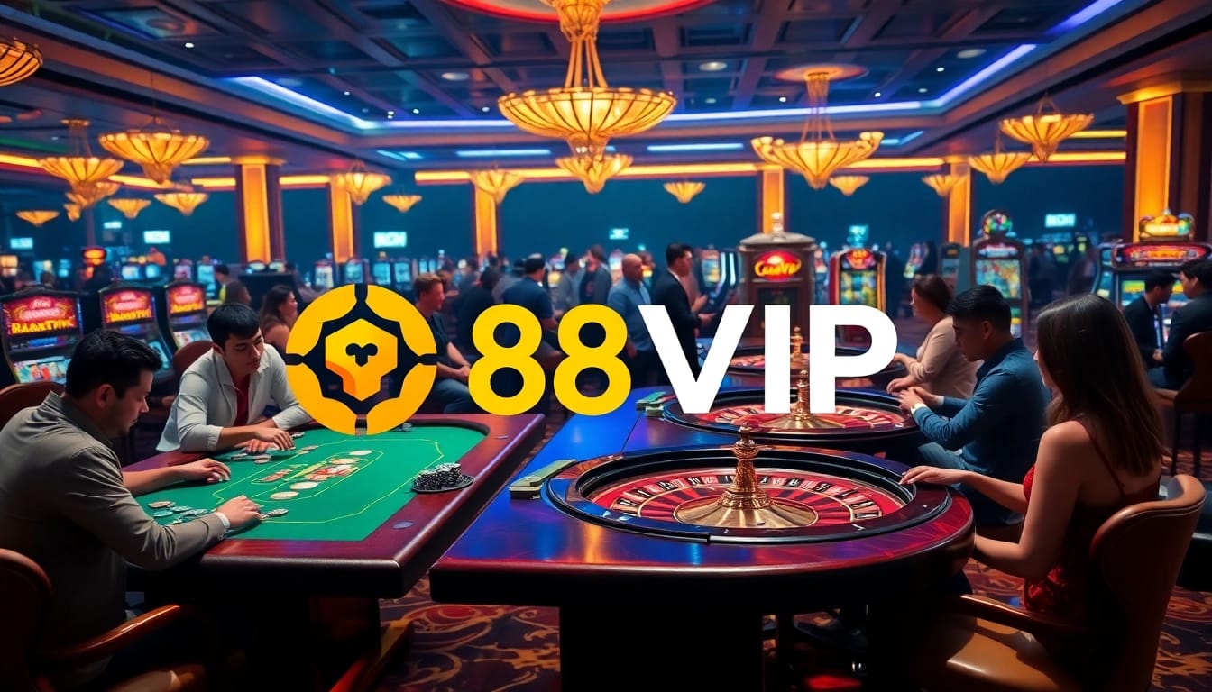 Experience the thrill of 68VIP with luxurious casino gaming elements and high-tech interfaces.