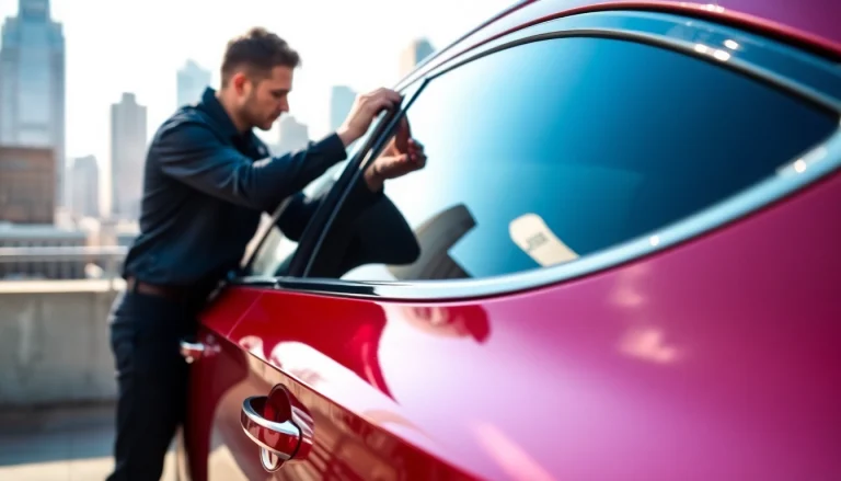 Enhance your vehicle with window tinting Cleveland TN for style and privacy during installation.
