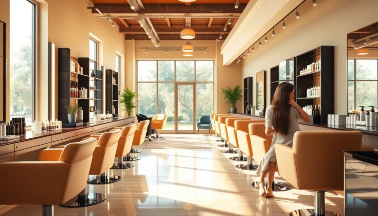 Hair salon reviews highlight an inviting, luxurious interior with professional stylists.