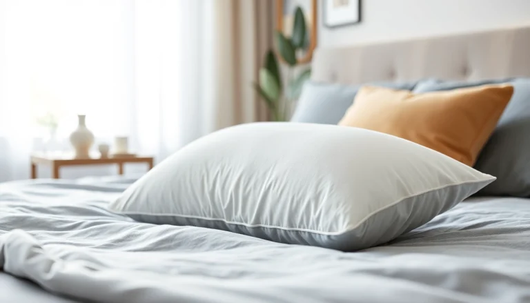 Enhance your sleep with the side sleeper pillow on a cozy bed arrangement.